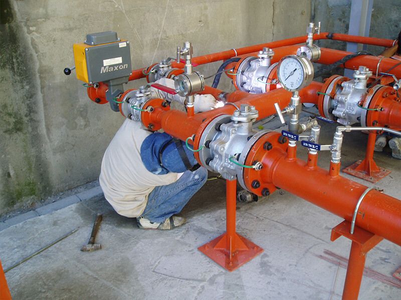 高壓氣體設備及管路工程