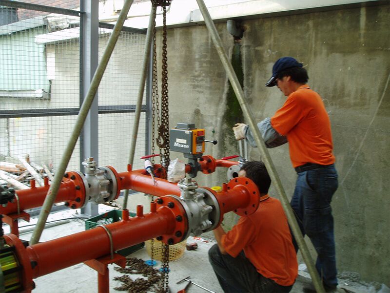 高壓氣體設備及管路工程